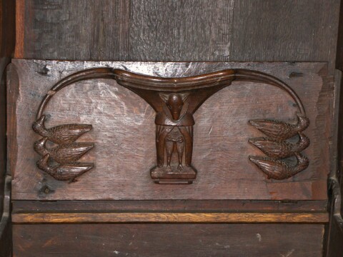 photo of a misericord