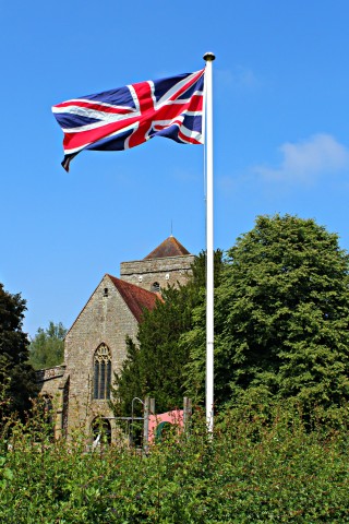 Union Flag in Queen's Garden